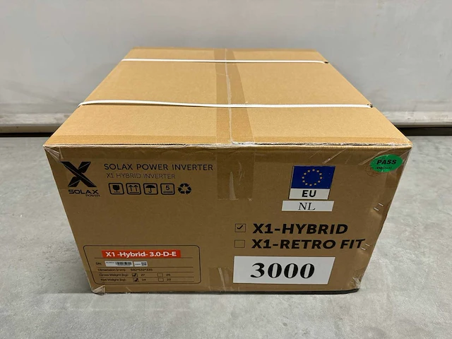 Solax - hybride 3.0k omvormer t.b.v. zonnepanelen - afbeelding 2 van  5