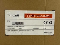 Solax batterij triple power 11,6kwh, bms, master + slave pack - thuisaccu / batterijopslag t.b.v. zonnepanelen - afbeelding 22 van  24
