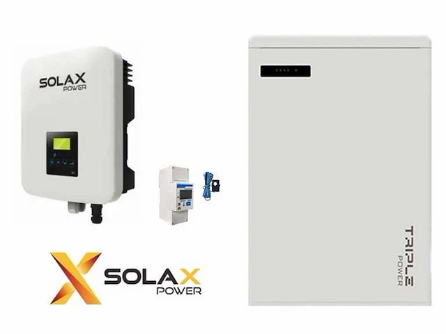 Solax retrofit x1 fit 3.7 en solax 5.8 kwh thuisaccu t.b.v. batterijopslag zonnepanelen - afbeelding 1 van  20
