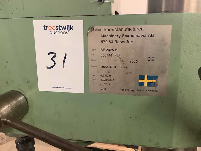 Solberga - 2005 - se 2025 b - tafelboormachine - afbeelding 4 van  4