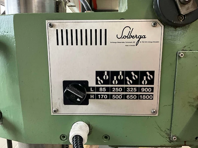Solberga g1630 kolomboormachine - afbeelding 16 van  17
