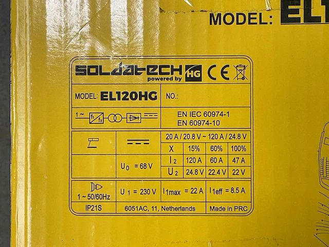 Soldatech el120hg lasapparaat - afbeelding 5 van  5