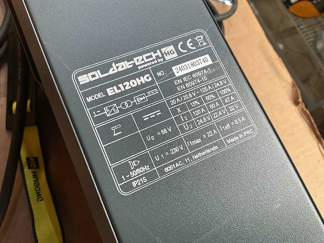 Soldatech el120hg lasmachine - afbeelding 5 van  5