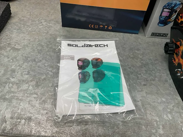 Soldatech ewh1lf automatische lashelm - afbeelding 5 van  6