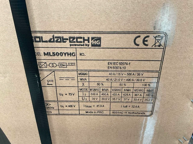 Soldatech ml500yhg lasmachine - afbeelding 2 van  10