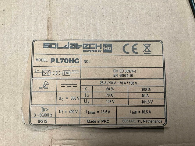 Soldatech pl70hg plasmasnijder - afbeelding 4 van  4