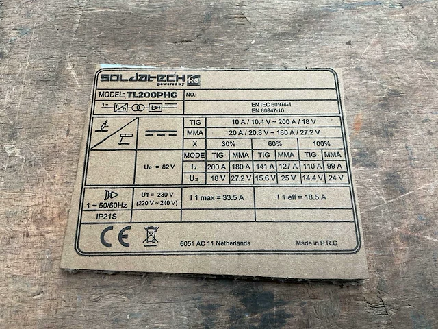 Soldatech tl200phg lasapparaat - afbeelding 8 van  8