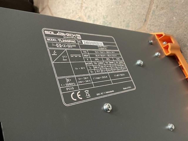Soldatech tl200phg tig-lasmachine - afbeelding 5 van  5