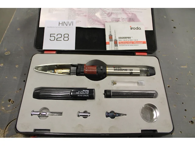 Soldeerbout iroda solderpro 120/120k in kunststof koffer. - afbeelding 1 van  1