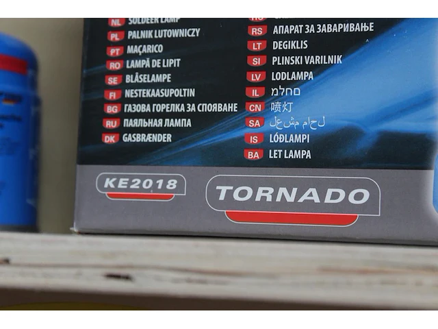 Soldeerlamp kemper tornado ke2018 incl. 3 gasflesjes - afbeelding 2 van  2