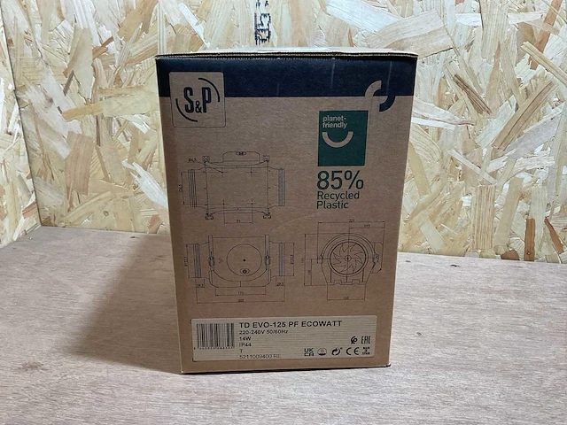 Soler & palau td-evo-125 pf buisventilator - afbeelding 10 van  11