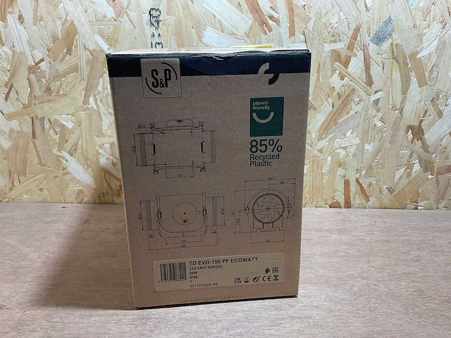 Soler & palau td-evo-150 pf buisventilator - afbeelding 10 van  10