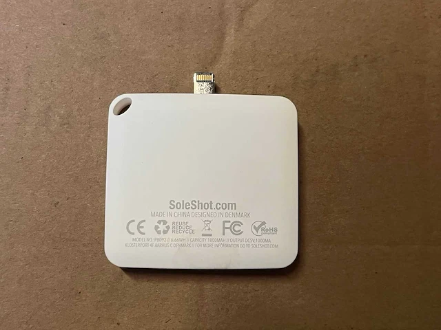 Soleshot - iphone lightning - pocket - powerbank (1500x) - afbeelding 1 van  4