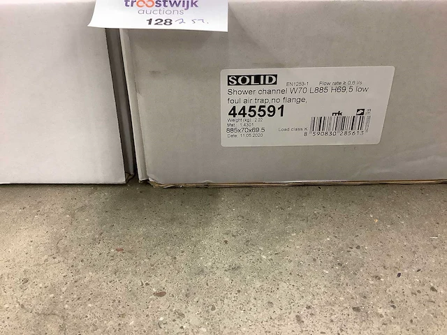 Solid - 445591 - 2x douchegoot 78,5x7 cm - afbeelding 3 van  3