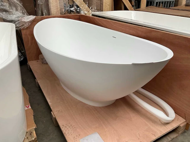 Solid bath vrijstaande bad (185x85 cm) - afbeelding 1 van  3