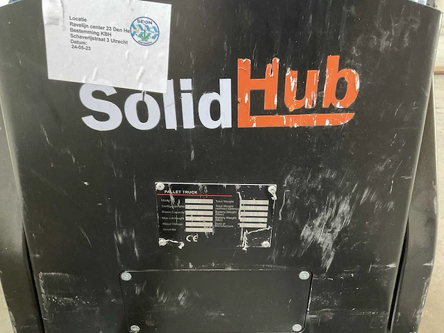 Solid hub qbd20j elektrische palletwagen - afbeelding 3 van  9