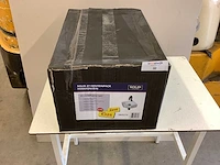 Solid sanitair - solid 27 - hoek fonteinset wit met mat zwart - afbeelding 3 van  4