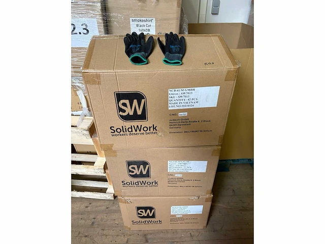 Solid werkhandschoenenen-paar (1512x) - afbeelding 3 van  3