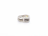 Solitaire hanger met een natuurlijke briljant geslepen diamant, excl. ketting - afbeelding 5 van  9