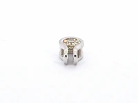 Solitaire hanger met een natuurlijke briljant geslepen diamant, excl. ketting - afbeelding 7 van  9