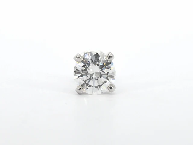 Solitaire oorbellen met natuurlijke diamanten 2.33 carat - afbeelding 7 van  11