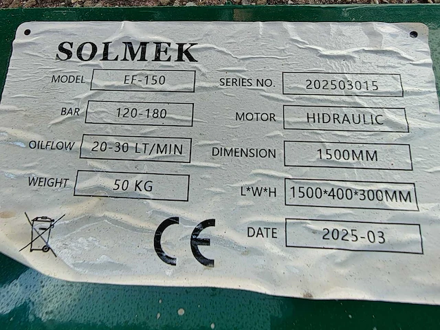 Solmek - 2025 - ef-150 - heggenschaar - afbeelding 6 van  8