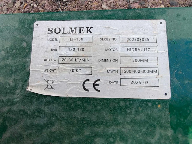 Solmek - 2025 - ef-150 - heggenschaar - afbeelding 5 van  7