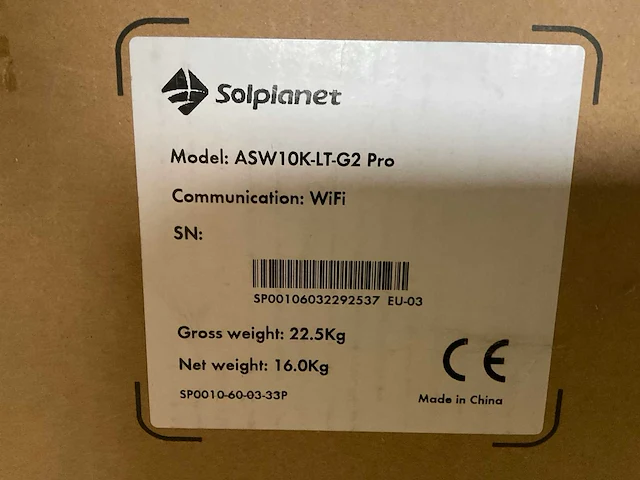Solplanet asw10k-lt-g2 pro omvormer - afbeelding 2 van  3