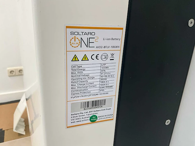 Soltaro one2 hybrid inverter aio2-ins-5000 thuis batterij - afbeelding 2 van  11