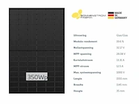 Sonnenstromfabrik - set van 10 zonnepanelen (350 wp) met solax 3.0k omvormer - afbeelding 8 van  10