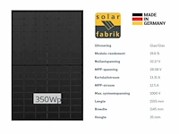 Sonnenstromfabrik - set van 14 zonnepanelen (350 wp) met solax 4.2k omvormer (1-fase) - afbeelding 3 van  11