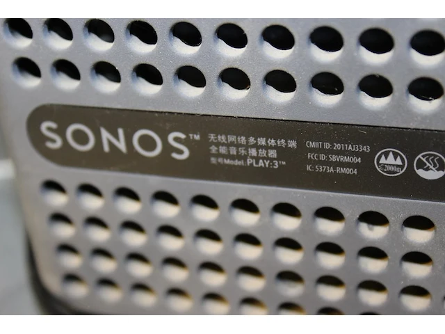 Sonos play 3 zwart - afbeelding 2 van  2