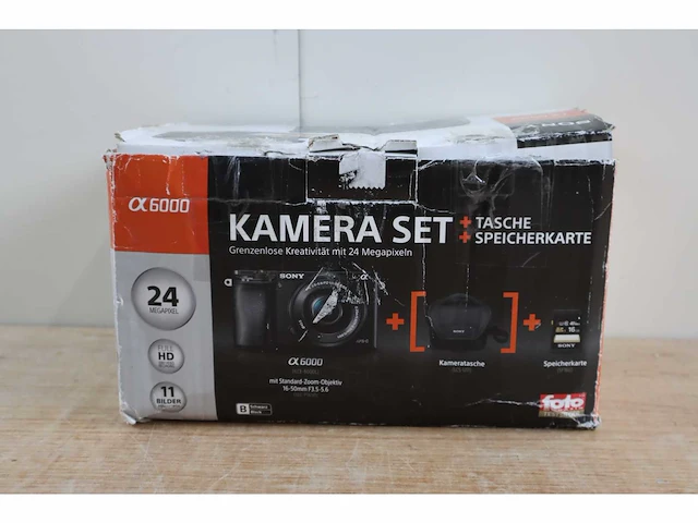 Sony - a6000 - e-mount kit + 16-50mm - fotocamera - afbeelding 9 van  9