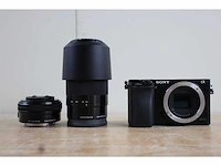 Sony - alpha 6000 - 16-50mm f/3.5-5.6 + 55-2 - fotocamera - afbeelding 1 van  9