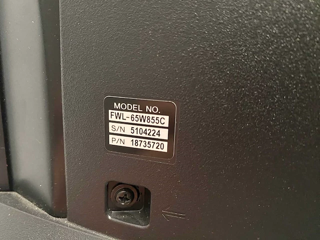 Sony bravia - 65" monitor op verrijdbaar statief - afbeelding 17 van  17
