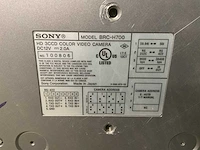 Sony brc-h700 beveiligings camera (2x) - afbeelding 3 van  4