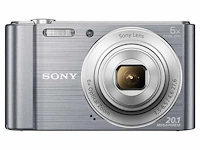 Sony cybershot dsc-w810 - zilver - afbeelding 1 van  4