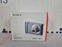Sony cybershot dsc-w810 - zilver - afbeelding 2 van  4