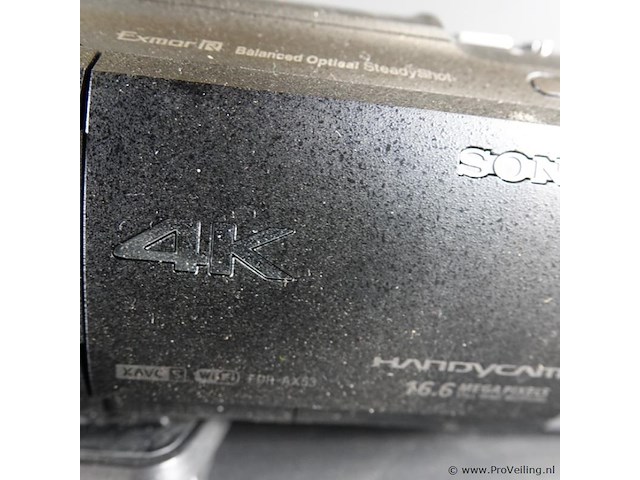 Sony fdr-ax53 4k videocamera - afbeelding 2 van  15