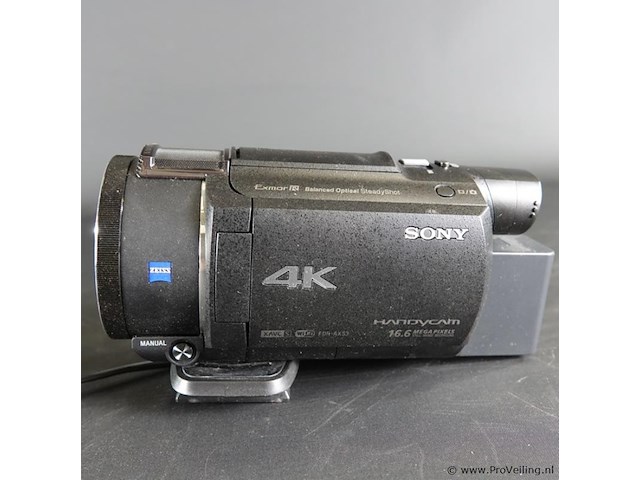 Sony fdr-ax53 4k videocamera - afbeelding 15 van  15