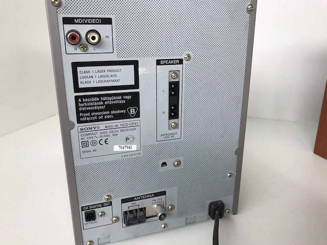 Sony hcd-cpx1 hifi mini set - afbeelding 4 van  6