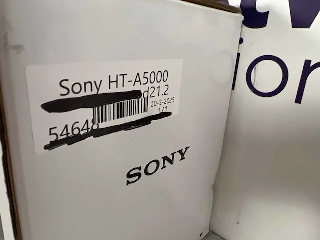 Sony ht-a5000 soundbar - 5.1.2-kanaals - dolby atmos - afbeelding 3 van  6