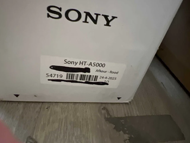 Sony ht-a5000 soundbar - 5.1.2-kanaals - dolby atmos - afbeelding 6 van  6