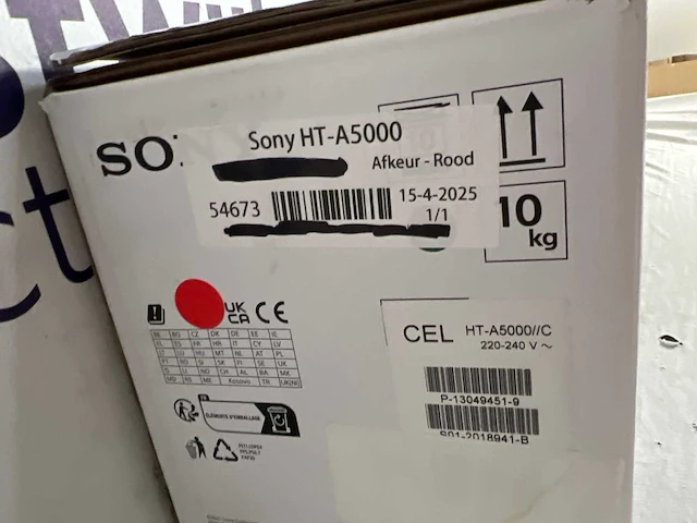 Sony ht-a5000 soundbar - 5.1.2-kanaals - dolby atmos - afbeelding 2 van  5