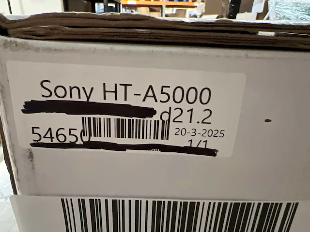 Sony ht-a5000 soundbar - 5.1.2-kanaals - dolby atmos - afbeelding 5 van  5