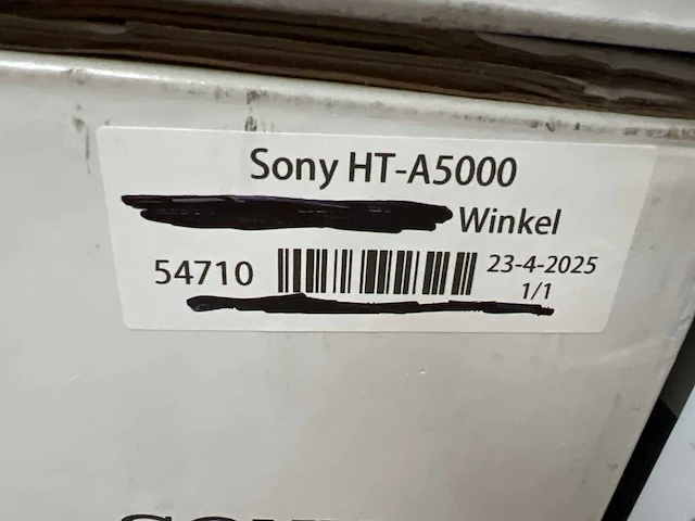 Sony ht-a5000 soundbar - 5.1.2-kanaals - dolby atmos - afbeelding 5 van  5