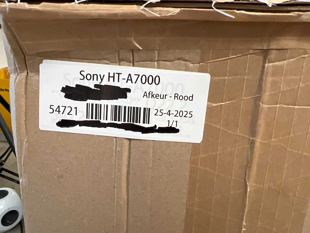 Sony ht-a7000 - dolby atmos soundbar - 7.1.2 - zwart - afbeelding 5 van  5