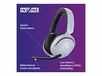 Sony inzone h5 draadloze game koptelefoon wit - afbeelding 2 van  4