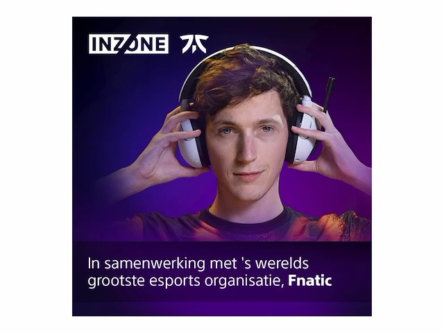 Sony inzone h5 draadloze game koptelefoon wit - afbeelding 3 van  4