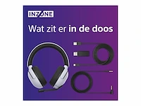 Sony inzone h5 draadloze game koptelefoon wit - afbeelding 4 van  4
